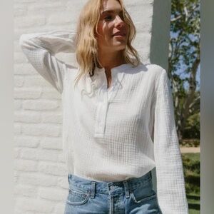 Jenni Kayne Cypress Collarless Shirt